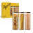 Holden Stackable Glass Storage Canister Set with Wood Lids