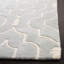 Tapis gris / ivoire en laine touffeté à la main Carolene-19273300