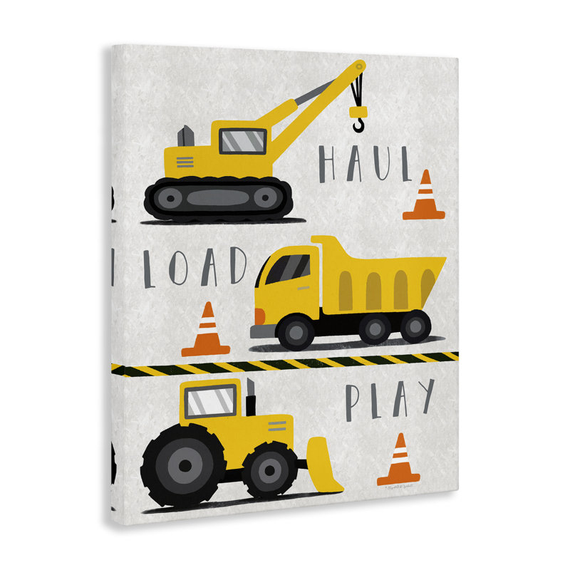 Toile de camions de transport Haul, conception par Elizabeth Tyndall, H 40 po x l 30 po