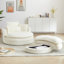 Chaise beige confortable avec rangement et fonctionnalité moderne en bois