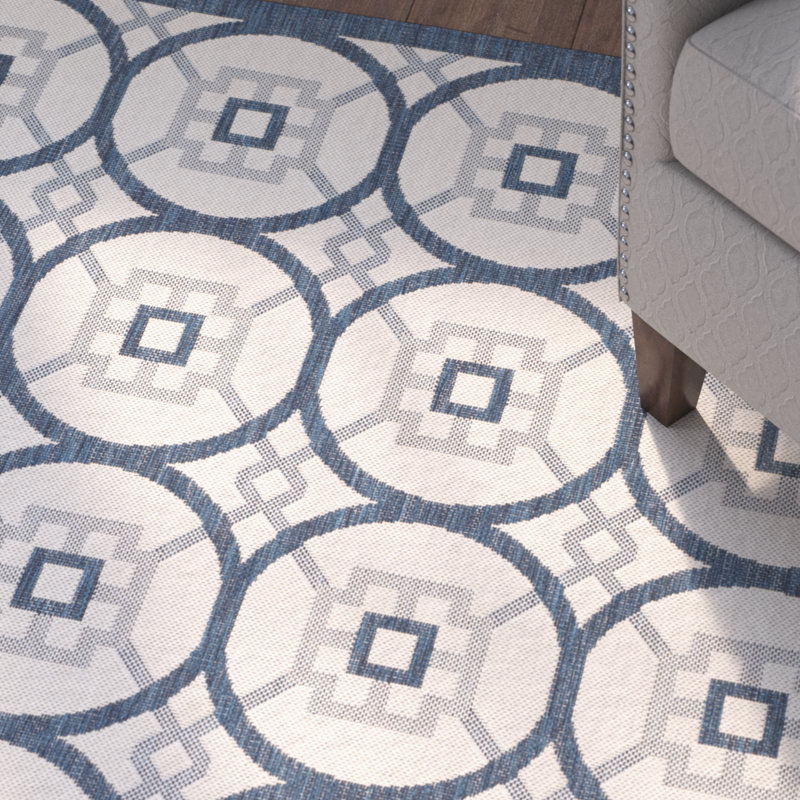 Raymond Performance Geometric Rug, Rectangle 5'3" x 7'7"