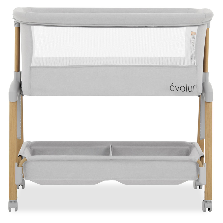 Evolur Lullaby Portable Bassinet With Wheels