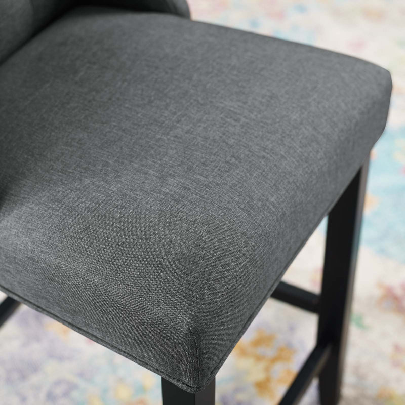Tabouret Modway Baronet, gris, Tabouret de comptoir (siège d'une hauteur de 26,5