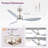 Loritta 3-Blade Ceiling Fan with Light-1597459146-1597384105