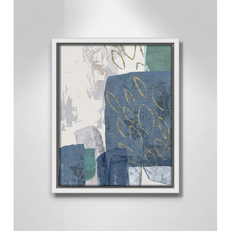 Shape of Formation II - Blue Version Print par Casa Fine Arts, Blanc, H 11,5 po x l 9,5 po