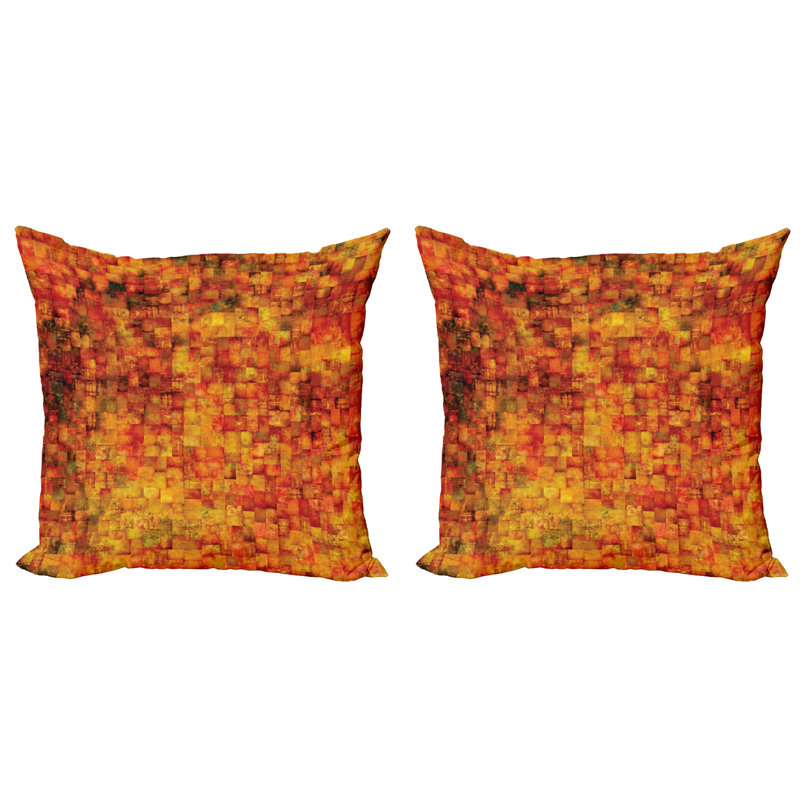 Geometric Reversible Pillow Cover, 24" x 24"