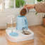 2-in-1 Pet Feeder Set with Automatic Waterer and Feeder