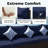 7-Piece Outdoor Furniture Set with Fire Pit Patio Wicker Conversation Set Cushions-726242630-711381539