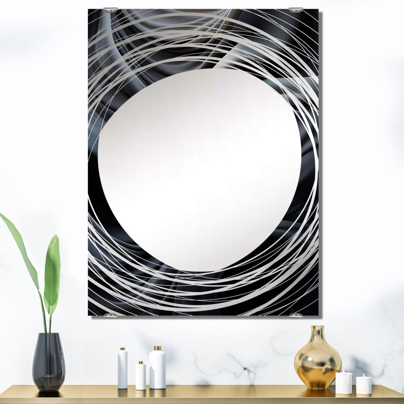 Grand miroir mural Gaumer - Collages abstraits MIR131686, 40 po x 30 po