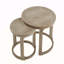 Ensemble de tables basses 24 pouces 2PCS-702438631