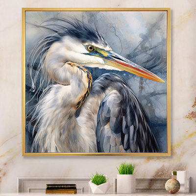 Heron Waterbird II - Heron, impressions encadrées