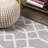 Wincott Ogee Fretwork Dark Gray/Cream Rug-1709948836