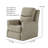 Fame Leather Recliner-124342692-125118889