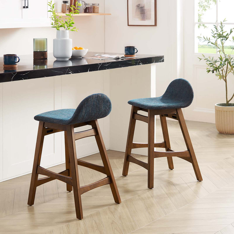 Tabouret Modway Juno, Marine, Tabouret de comptoir (siège d’une hauteur de 24
