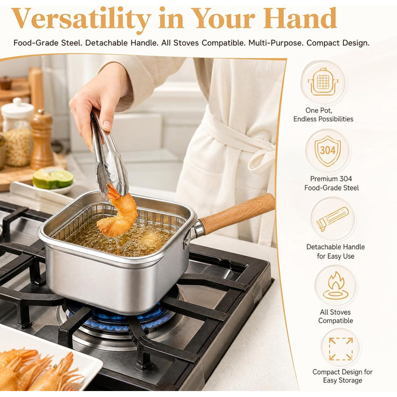 Fryer Pot Non-Stick