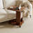 Agripina Mobile 2-Tier Wooden Side Table-984826150