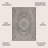 Moten Medallion Textured Weave Gray/Black Indoor/Outdoor Rug-1146090934