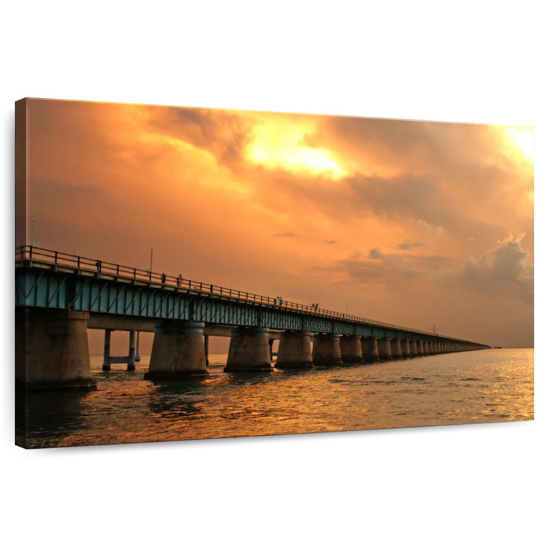 Lilie Seven Mile Bridge Sunset Sky