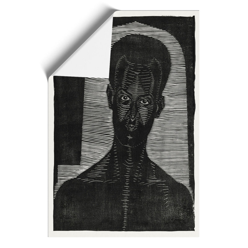 Portrait of a Man by Samuel de Mesquita - Frameless Print, 84cm H x 59cm W x 0.1cm D