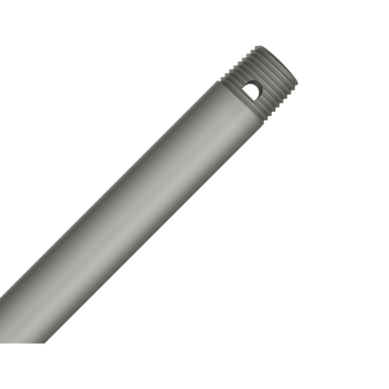 Ceiling Fan Downrod, Matte Silver, 18" H x 0.75" W x 0.75" D