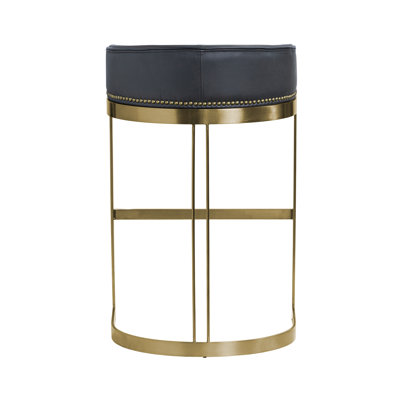 Bradley Genuine Leather Bar & Counter Stool