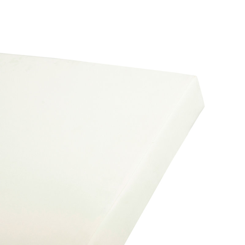 / Coussin de repos lombaire méridienne - eau, 27,75 po x P 77,79 po 3,97 po, crème, rembourrage extérieur rembourré de mousse