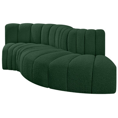 Houssam Upholstered Curved Sectional Reversible