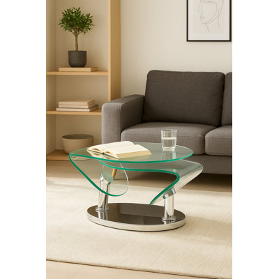 Gerriet Extendable Pedestal Coffee Table by Orren Ellis