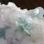 Boule disco apophyllite sur Stilbite