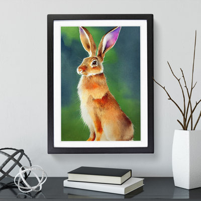 Cute Hare - Single Picture Frame Print