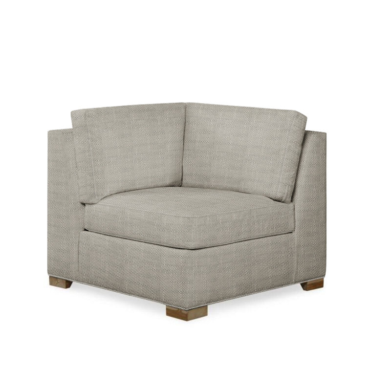 Landon Outdoor Patio Sectional, Gray Polyester 71617L82