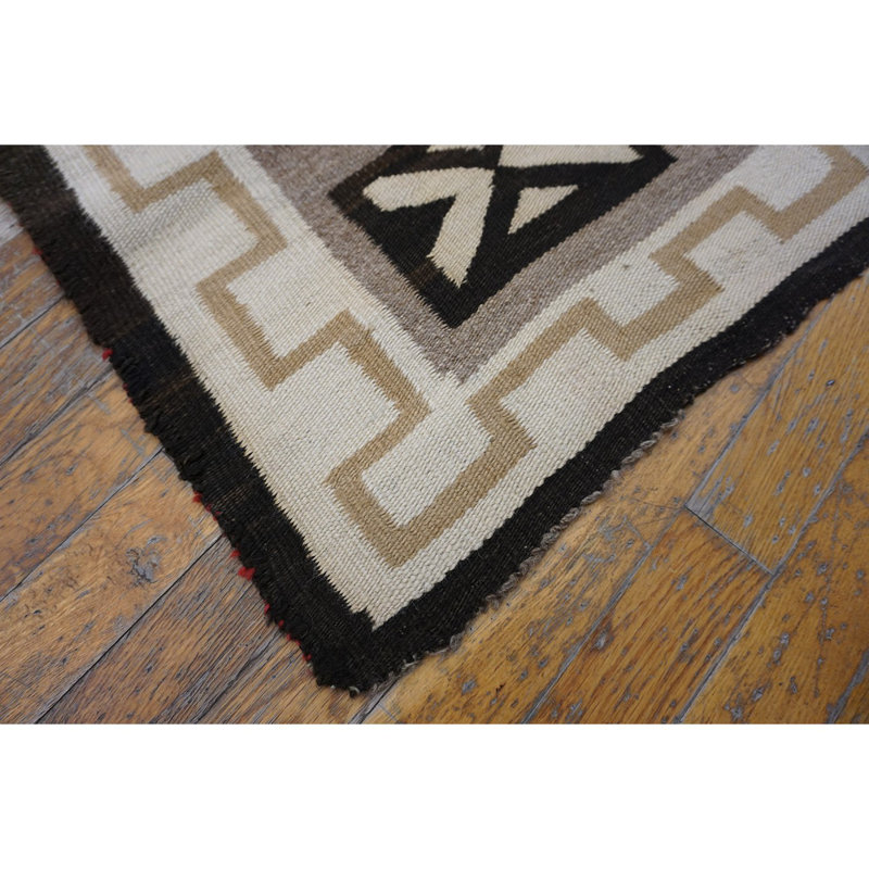 Hand Knotted Wool Geometric Area Rug