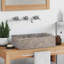 Traver Sink Marble High Gloss Grey