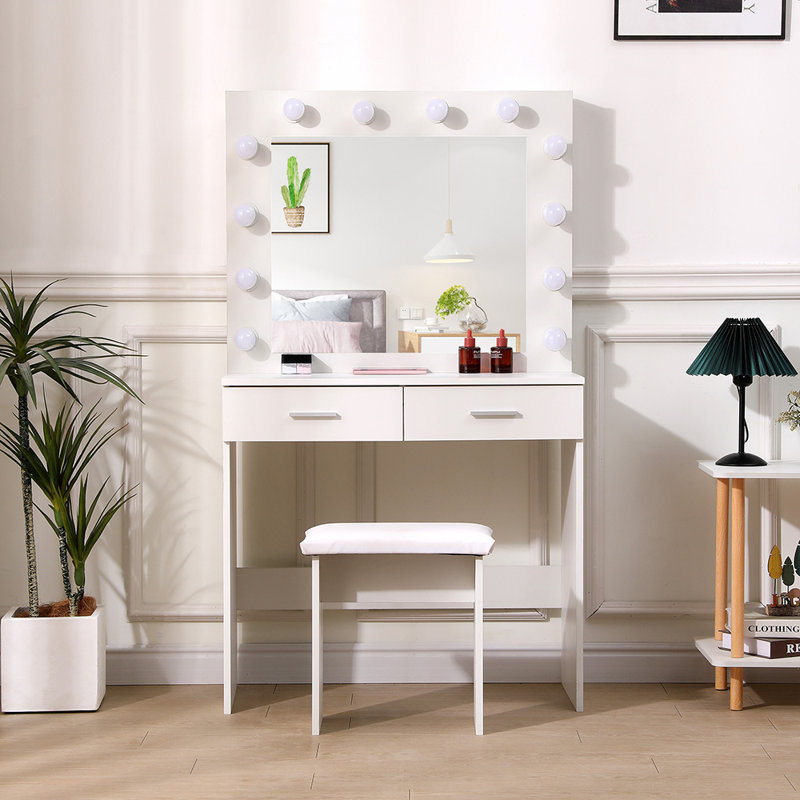 Oreta Dressing Table with Mirror