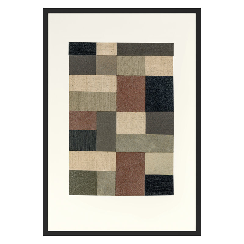 Automne 2022, ensemble chaleureux encadré sur papier par Andy Burgess, H 24 po x l 16 po