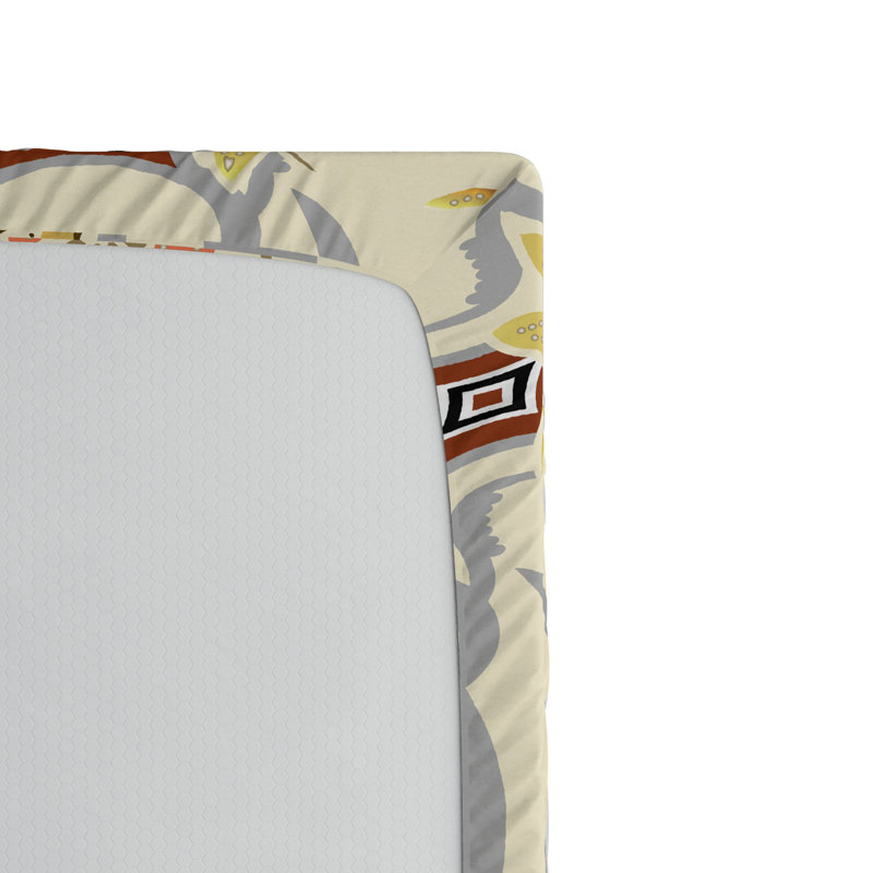 Microfiber Floral Fitted Sheet, Full Fitted Sheet