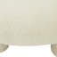 Discus Cream Ottoman