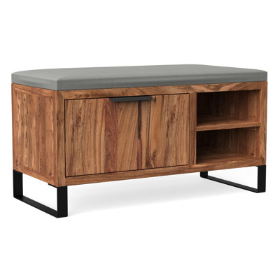 Stauton Polyester Upholstered Storage Bench