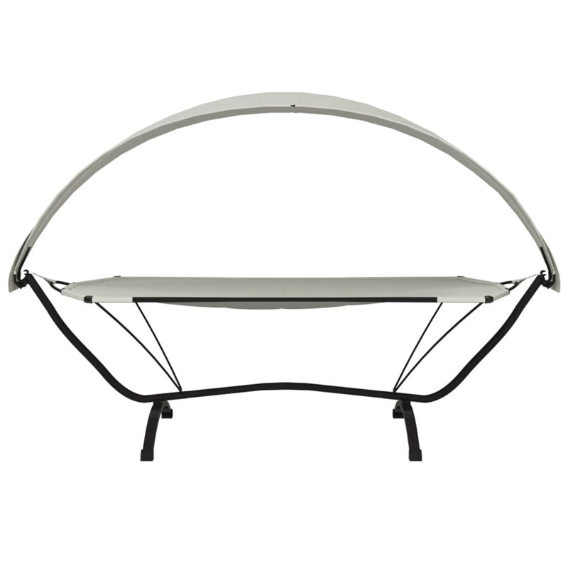 274cm Long Single Chaise with Cushions, Cream