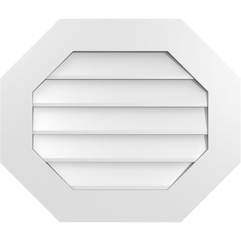 Évent horizontal gondole allongé en surface octogonal Signature, H 22 po x l 26 po x P 1 po