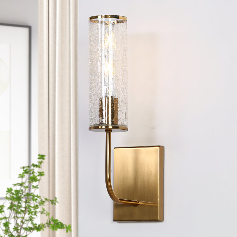Aeronwen 1-Light Dimmable Armed Wall Sconce