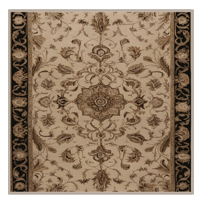 Machine Washable French Brown Area Rug