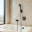 Bec de baignoire à inverseur relevable avec douche à main à 6 réglages (soupape brute non incluse)-122461454