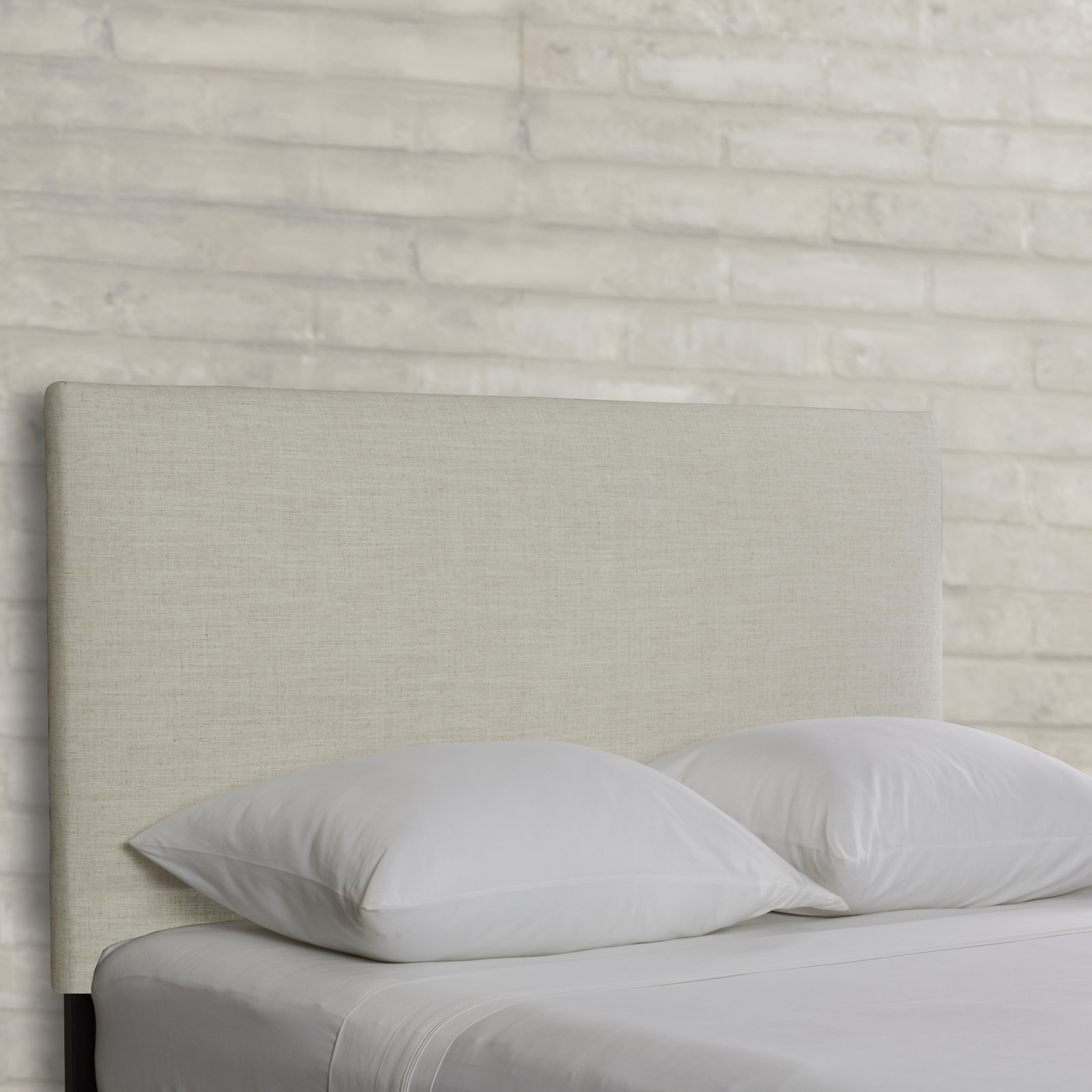 Eisley Upholstered Headboard, Twin, Classic Talc Linen