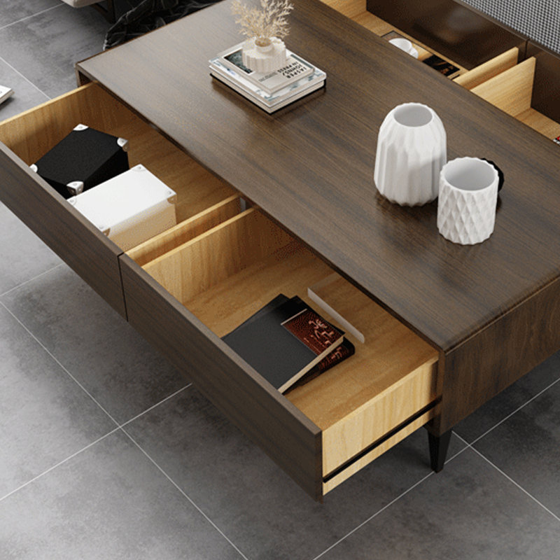 Table basse moderne rétro minimaliste, 15.74" H x 47.24" L x 23.62" W