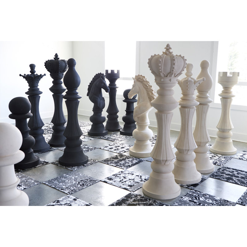 Knight Chess Sculpture, White