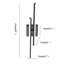Éclairage pour meuble-lavabo à 2 lumières DEL de 24 po à intensité variable Triac Jaasiel-1056622801