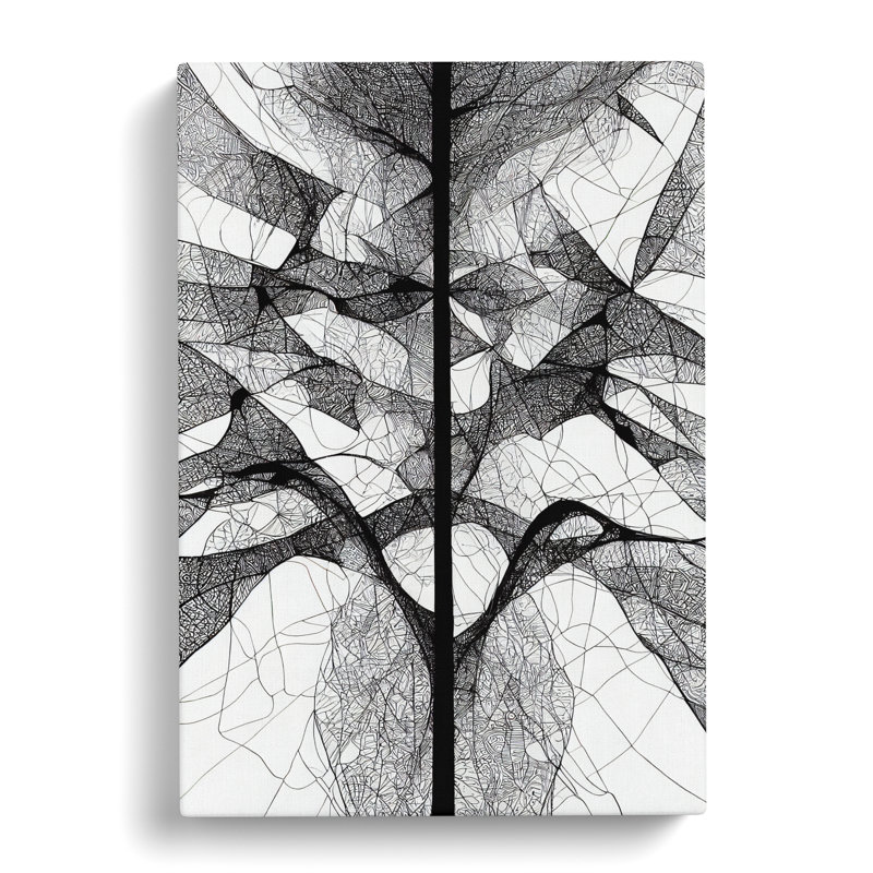 Abstract Line - Wrapped Canvas, 76cm H x 50cm W x 3cm D