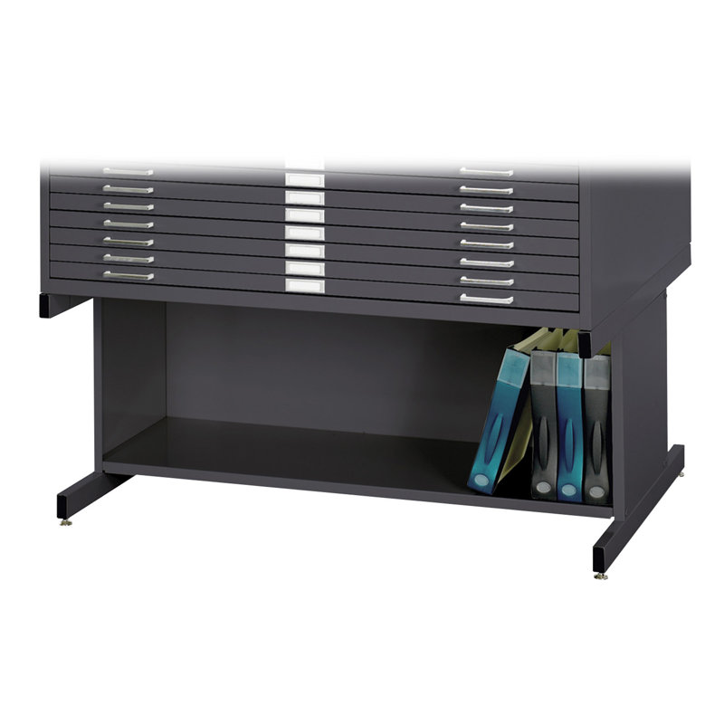 Base de classeur - BASE SEULEMENT, Sable des tropiques, Base haute ouverte, Pour feuilles de 36 po x 48 po