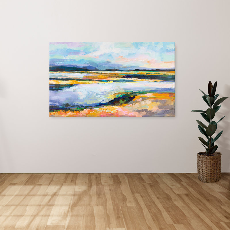 "Pièce d'esprit" par Jeanette Vertentes, reproduction sur toile, H 36 po x l 60 po
